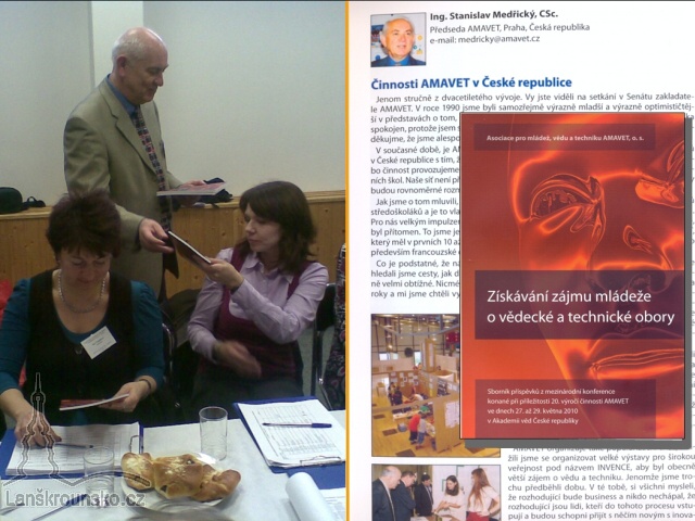 27_Porotci dostavaji sbornik mezinarodni konference AMAVET 2010.jpg